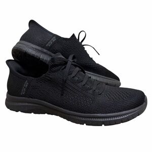 SKETCHERS Slip-Ins Virtue Divinity Sneakers in Black Size 6.5